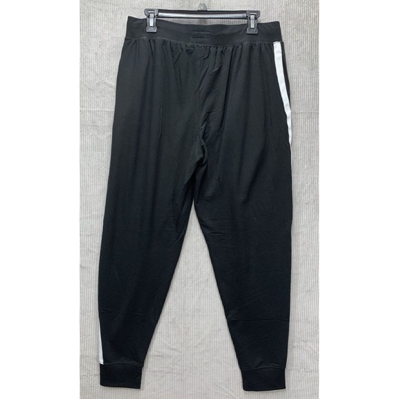 Polo Ralph Lauren Jogger Pants Men’s Large Black Racing Stripes Tapered Leg New - Picture 3 of 13